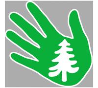 Main Du Vercors - 20x20cm - Sticker/Autocollant