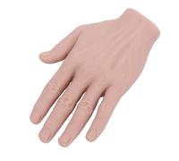 Main Grandeur Nature en Silicone, Modèle de Main de Faux Tatouage Masculin de Simulation Réutilisable, Modèle de Main Artificielle en Silicone Main de Pratique de Tatouage (Main