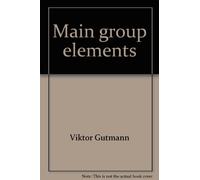 Main group elements: groups VI and VII, (Inorganic chemistry, series two)