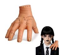 Main La Chose Famille Addams Figurine Pop Mercredi Addams Deco High Wednesday Calendrier De L'avent Poupée Monster Poupée Decoration Anniversaire Theme Pop. Anniversaire Jouet Les Fans Cosplay Amusant