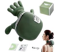 Main Massante Nuque,Masseur Portable Sans Fil Pour Le Cou Et Le Dos, Masseur Chauffant Bioniques,Design Simulé De La Main Humaine Pour Soulager La Douleur Pour Maison,Voyages,Pauses,Coucher, éTudes