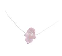 Main Pendentif Collier Transparent Bijoux de Femmes de Collier de chaîne, Rose rentable et durableOpération Facile