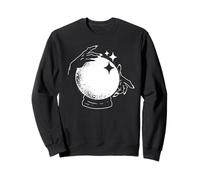 Main psychique sur Boule de Cristal Halloween Mème diseur de Bonne Aventure Sweatshirt