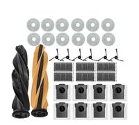 Main Roller Side Brush Filter Mop Dust Bag Parts，Compatible For Dreame， X50 Ultra / S40 Enhanced Edition Vacuum Cleaner Accessories(D)