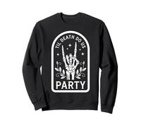 Main Squelette effrayante jusqu'à la Mort Do Us fête Mariage Halloween Sweatshirt
