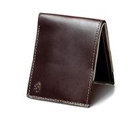 Main Street Forge Portefeuille en cuir à deux volets pour homme | Fabriqué aux États-Unis | Portefeuille à deux volets pour homme | Fabriqué aux États-Unis, Tonneau à whisky marron, 7 Slot Bifold
