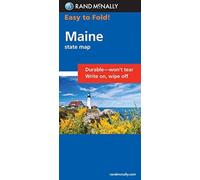 Maine, carte facile à plier | Rand McNally