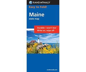 Maine, carte facile à plier | Rand McNally