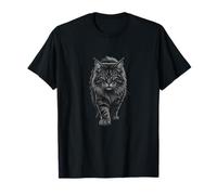 Maine Coon Cat Gift Women Men - Mom Dad Lover T-Shirt