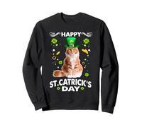 Maine Coon Cat Happy St Catricks Day St Patricks Day Cats Sweatshirt