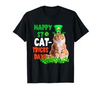 Maine Coon Cat Happy St Catricks Day St Patricks Day Cats T-Shirt