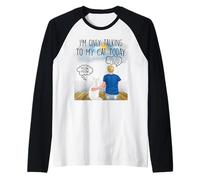 Maine Coon Cat I'm Only Talking to My Cat Today Cats Lovers Manche Raglan