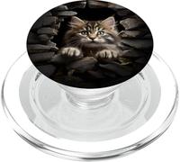 Maine Coon Cat Lover Cat Over Cat Owner Funny Cats PopSockets PopGrip pour MagSafe