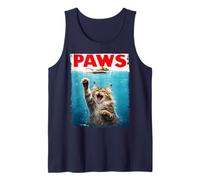 Maine Coon Cat Paw Parodie - Cat Lover Cat Moms and Cat Dads Débardeur