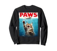 Maine Coon Cat Paw Parodie - Cat Lover Cat Moms and Cat Dads Sweatshirt
