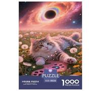 Maine Coon Jigsaw Puzzle Impossibili 1000Pcs Decorazione per La CASA. Rilassamento E Intelligence per Adulti E Ragazzi Da 14 Anni 38x26cm/1000pcs