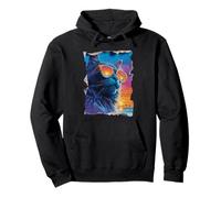 Maine Coon Lunettes de Soleil Sunset Beach Tropical Summer Vibes Sweat à Capuche
