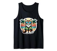 Maine Coon Propriétaire de chat Summer Vibes Vacation Vacances Maman Lady Débardeur