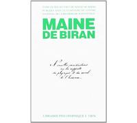Maine De Biran: Oeuvres Ix Nouvelles Considerations Sur Les Rapports Du Physique Et Du Moral Textes Relatifs A La Physiologie Autour De 1820: 9 (Bibliotheque Des Textes Philosophiques)
