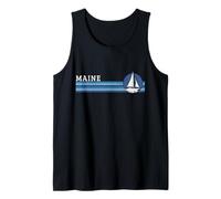Maine Sailing Souvenirs Maritime Nautique Voilier Bateau Débardeur