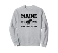 Maine Souvenir Moose Est 1820 Vacationland pour Homme, Femme, Enfant Sweatshirt