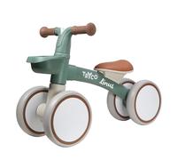 Mainely Personnalisable Draisienne en Bois Luna Vert Pierre - légère avec Design Anti-basculement, siège réglable - Roues silencieuses antidérapantes - dès 18 Mois - personnalisée avec Le prénom