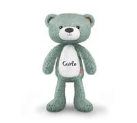 Mainely Personnalisable Veilleuse « Brody l’Ours » Bleu - luminosité réglable et Musique apaisante - Cadeau de Naissance pour bébé - Peluche avec prénom - Zazu