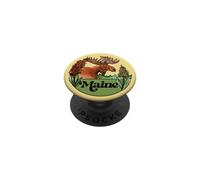 Mainer d'illustrations sur l'orignal du Maine PopSockets PopGrip Adhésif