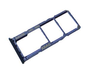 Mainhattan Mobile Tiroir Carte Dual SIM et Support Micro-SD pour Samsung Galaxy A21s, Bleu