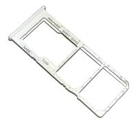 Mainhattan Mobile Tiroir Carte Dual SIM et Support SD pour Samsung Galaxy A12, Remplacement Original, Blanc