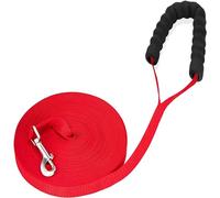 Mainiusi Laisse de dressage pour chiens de taille moyenne de 50 m avec poignée rembourrée, extra longue de 50 m de long pour le dressage, laisse de suivi pour chiens, idéale pour cour, pelouse, parc