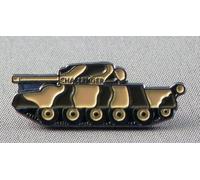 Mainly Metal Badge à épingle en émail en forme de challenger de l'armée militaire en argent