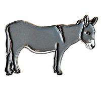 Mainly Metal ™ Pin's en émail Âne (30 mm) Mule ASS Country Farmyard