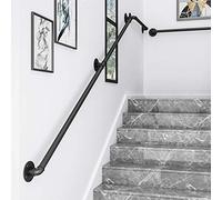 Mainrail de Sécurité Pour Stairsep Balcony Bracket Set, Mainrail D'Escalier Pour, Balcony Banister Kit Pour Porch Deck Terrace Balcon Garden Metal Matte : 6/60Cm