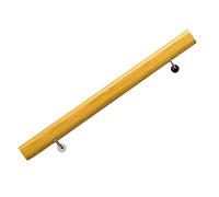 Mainrail Économique - Kit Complet. Barrier D'Escalier Rond En Bois, Kit de Soutien de Rail de Rampe de Bannière Avec Supports Muraux/80Cm (32 Inch)