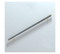 Mains courantes d'escalier intérieures en acrylique transparent, rondes, à fixation murale, support de main courante sécurisé avec support en acier inoxydable, poignées transparentes à bulles (Coule