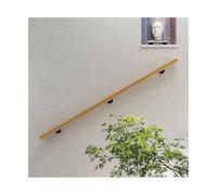 Mains courantes en bois, Main courante d'escalier en bois antidérapante avec supports intérieur extérieur(80cm/31.5in)