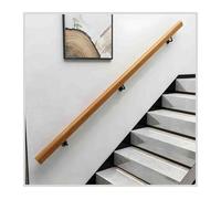 Mains courantes en bois, Rampe d'escalier Rail de sécurité mural for escaliers intérieurs et extérieurs Braun(150cm)