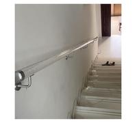 Mains courantes, Main Courante D'escalier En Acrylique Transparent Moderne For Villas De Bureau De Grenier Intérieur, Rampe D'appui Antidérapante De 100/120/150/180 Cm(2m/6.6ft)