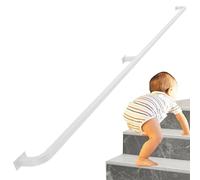 Mains courantes, Mains Courantes À L'intérieur Des Escaliers, 100 Cm 150 Cm 200 Cm 240 Cm, Rampe Murale Antidérapante À Montage Mural, Blanc For Bâtiments Domestiques Ou Commerciaux(18ft/540cm)