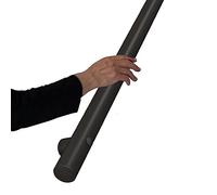 Mains Courantes pour Escaliers, 1ft - 20ft Barre d'Appui Extérieure en Acier Inoxydable Barre d'Appui Antidérapante Garde-corps 1m 1.5m 2m 2.5m 3m Main Courante de Sécurité - Noir Mat ( Size : 100cm )