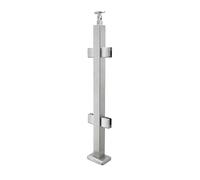 Mains courantes pour escaliers 304 garde-corps d'escalier en acier inoxydable garde-corps en verre trempé intérieur ménage balcon garde-corps Simple colonne moderne Main courante d'escalier intérieure