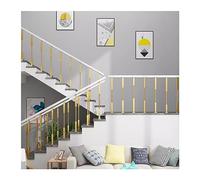 Mains courantes pour escaliers Les mains courantes d'escalier sont des balustrades de protection domestiques simples et modernes Villas intérieures Lofts Clôtures en bois massif Escaliers en fer duple