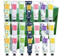 Mains Crèmes 21 Lot Crèmes pour Mains Femme Cadeau, Lotion pour les Mains Fête des Mères Noël Anniversaire Cadeau, Extra Hydratante Crème Stuffers pour Femme Maman Petite Amie avec 7 Parfums