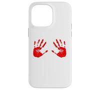 Mains de Sang Empreinte de Main sanglante Coque pour iPhone 14 Pro Max