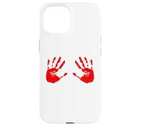 Mains de Sang Empreinte de Main sanglante Coque pour iPhone 15