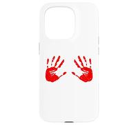 Mains de Sang Empreinte de Main sanglante Coque pour iPhone 15 Pro