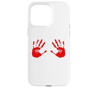 Mains de Sang Empreinte de Main sanglante Coque pour iPhone 15 Pro Max