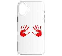 Mains de Sang Empreinte de Main sanglante Coque pour iPhone 16 Plus