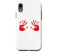 Mains de Sang Empreinte de Main sanglante Coque pour iPhone XR